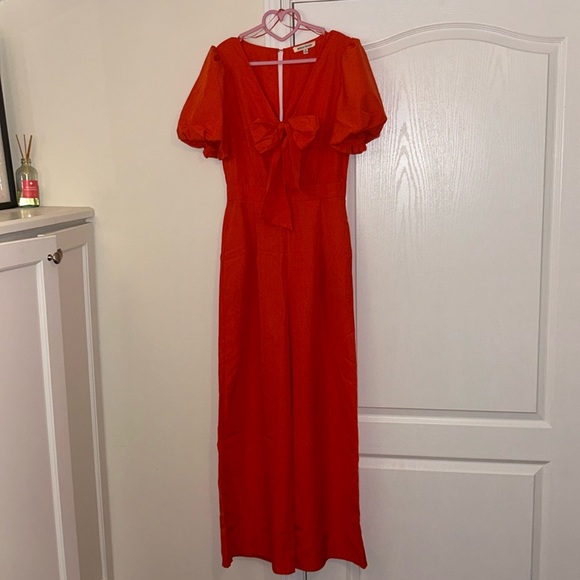 Jealous Tomato Jumpsuit on Red - Picture 2 of 6